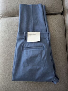 LOFT NWT Riviera Blue Demin Ankle Pants